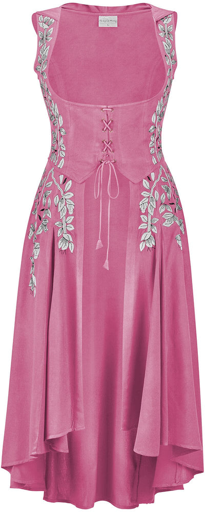 Tauriel Maxi Overdress Limited Edition Barbie Pink Silver Embroidery