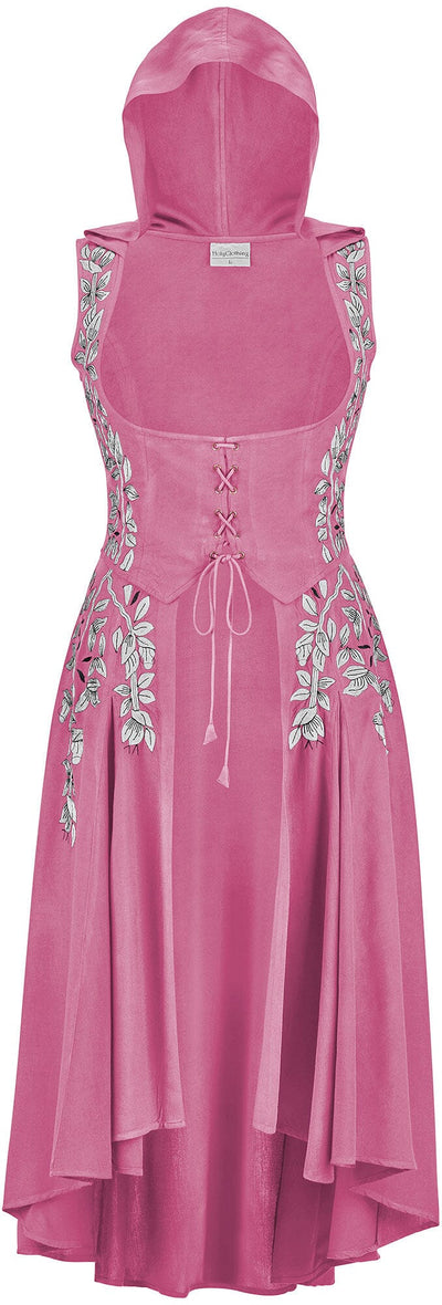 Tauriel Maxi Overdress Limited Edition Barbie Pink Silver Embroidery