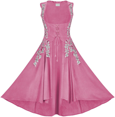 Tauriel Maxi Overdress Limited Edition Barbie Pink Silver Embroidery