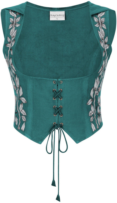 Tauriel Top Limited Edition Sea Goddess Silver Embroidery