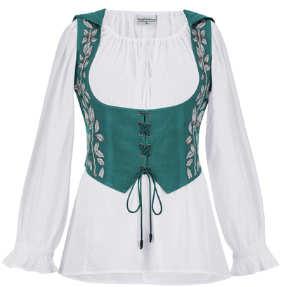 Tauriel Top Limited Edition Sea Goddess Silver Embroidery