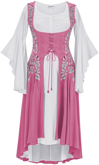 Tauriel Maxi Set Limited Edition Barbie Pink Silver Embroidery