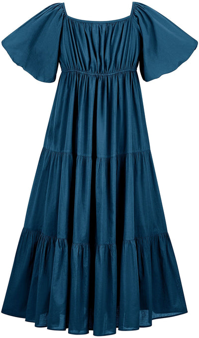 Belle Maxi Chemise Limited Edition Blues