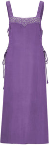 Ingrid Apron Limited Edition Purple Thistle