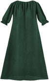 Brigid Maxi Chemise Linen Limited Edition Greens